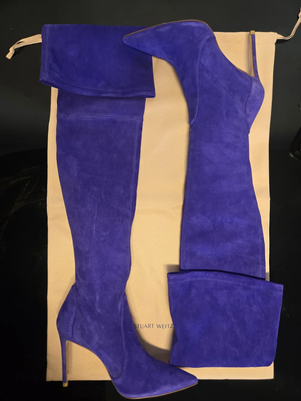 Stuart Weitzman UltraStuart 100 Suede OTK